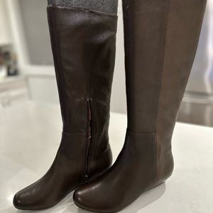 Indigo by Clarks - tall dark brown Proctor boots